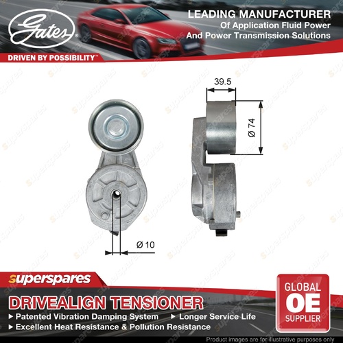 Gates Alt DriveAlign Belt Tensioner for Iveco Stralis AT 7.8L 2012-ON