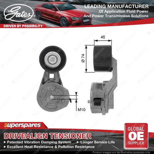 Gates DriveAlign Belt Tensioner for Mercedes Benz Actros Mp2 Mp3 Citaro O 530