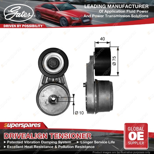 Gates DriveAlign Belt Tensioner for Mercedes Benz Atego 2 6.4L 1998-ON