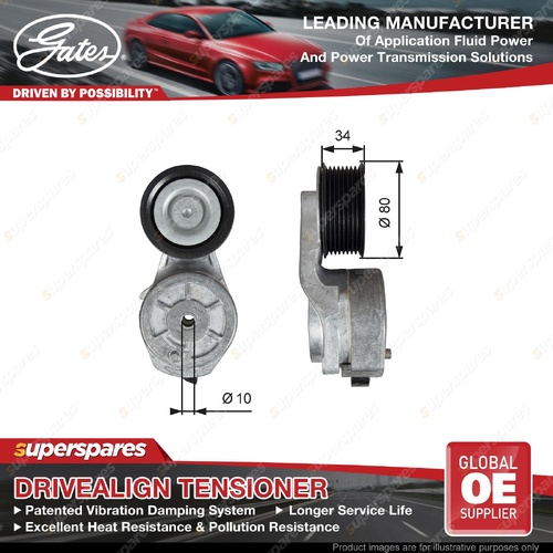 Gates W/P DriveAlign Belt Tensioner for Scania K 230 270 P230 P270 8.9L