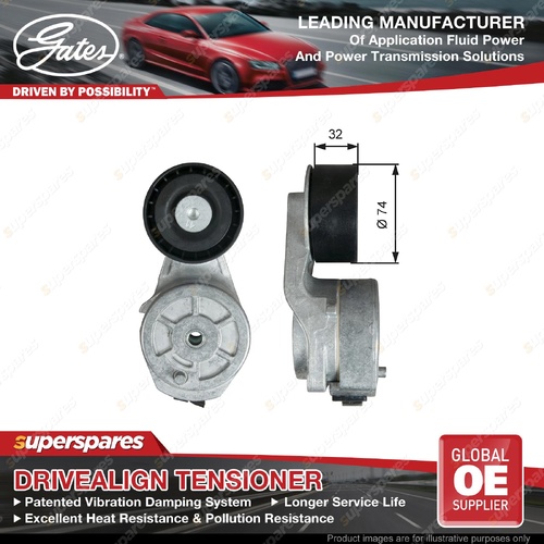 Gates DriveAlign Belt Tensioner for Scania 4-Series Bus K P 230 270 280 310