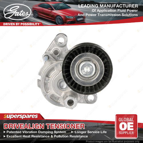 Gates Alt DriveAlign Tensioner Unit for Renault Koleos HC 2.5L 2TR707 2016-ON
