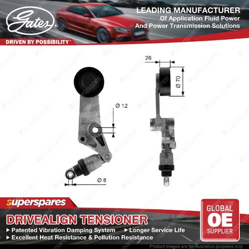 Gates DriveAlign Alt Belt Tensioner for Toyota Allion 240 Auris Caldina MR 2