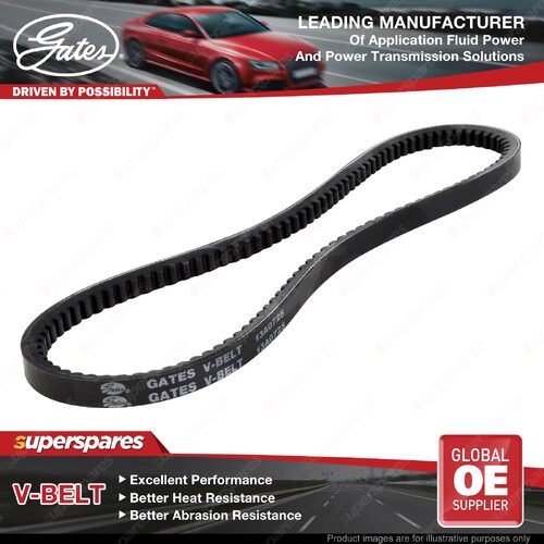 Gates Alternator V Belt for Nissan Bluebird T72 U11 2.0L 49KW 43KW Length 725mm