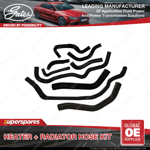 Gates Heater + Radiator Hose Kit for Toyota Landcruiser Prado GRJ120R GRJ121R
