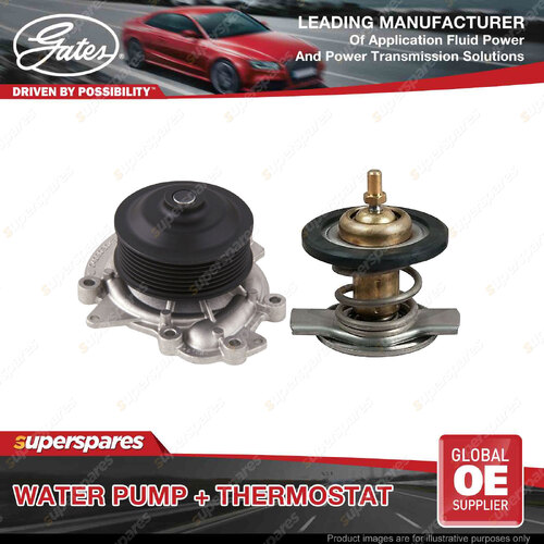 Gates Water Pump + Thermostat Kit for Mercedes Benz Vito 122 W639 3.0L 165kW