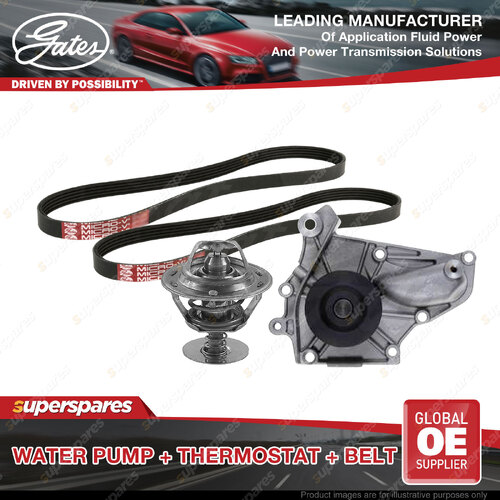 Gates Water Pump Thermostat Belt Kit for Toyota Camry SV40 Ipsum SXM10 1.8 2.0L