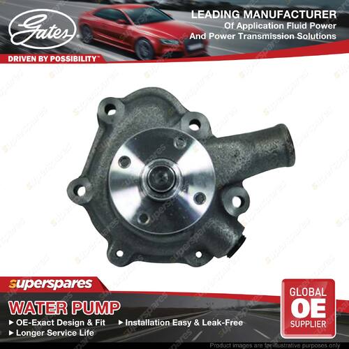 Gates Water Pump for Holden 48 215 E Series EK EJ F Series FB GMH 132 138 2.3L