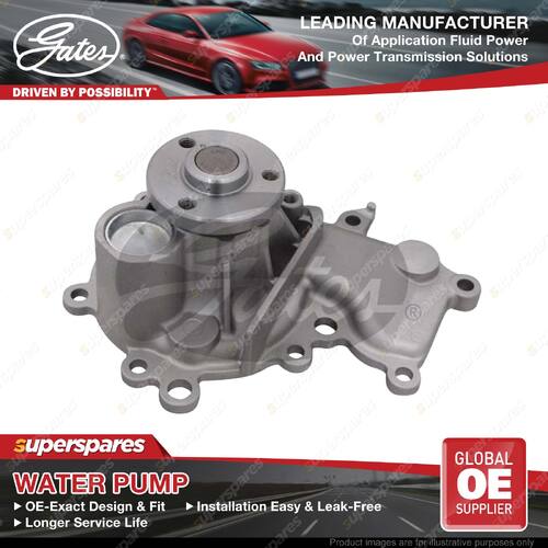 Gates Water Pump for Proton GEN 2 S16 S4PH Sedan 1.6L 82KW 2004-1012