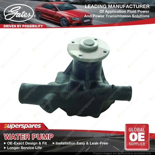 Gates Water Pump for Nissan Navara D21 SD25 2.5L 53KW 01/86-02/98