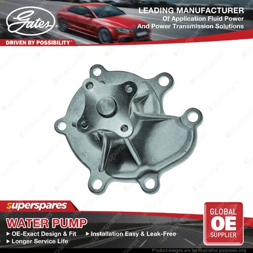 Gates Water Pump for Nissan Pintara U12 KA24E 2.4L 96KW Sedan Hatchback