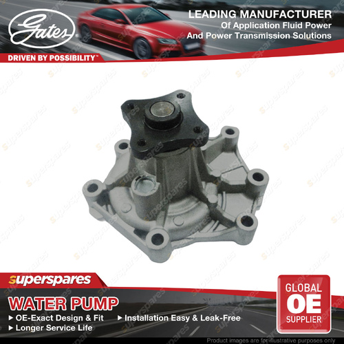 Gates Water Pump for Hyundai H1 H300 iLoad iMax TQ 2.5L D4CB Diesel 01/2012-On