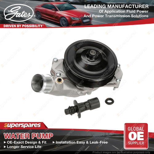 Gates Water Pump for Jaguar F-Type X152 XJ X351 3.0L 5.0L Petrol 03/2012-On