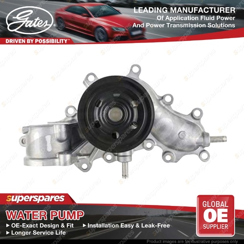 Gates Water Pump for Lexus LX 450d VDJ201 4.5L 200KW 1VDFTV 4WD 09/2015-On