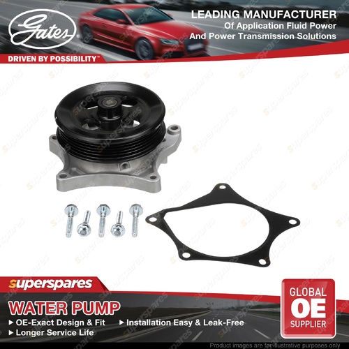 Gates Water Pump for Holden Astra BK 1.4L B 14 XFT 110KW Hatchback 09/16-10/20