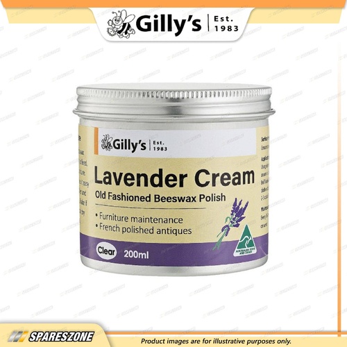 Gilly's Cream Polish Lavender 200ML - Nourishi and Protect Timber Furniture