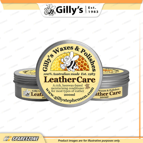 3 x Gilly's Leather Care 200ML - Moisturize and Protect Leather Surface