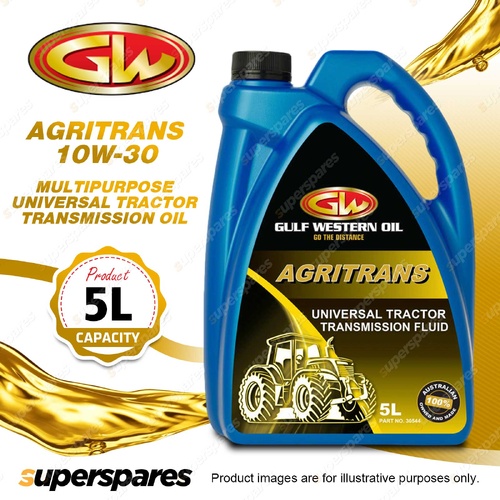 1 x Gulf Western Agritrans 10W-30 Universal Tractor Transmission Oil 5L