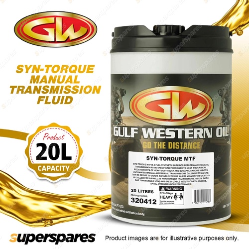 Gulf Western Full Synthetic Syn-Torque Manual Transmission Fluid 20L