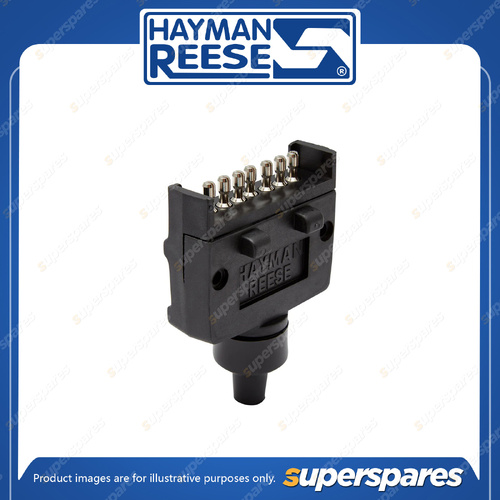 Hayman Reese Trailer Plug Powder Coated - 7 Pin Flat - Electrical & Wiring