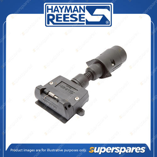 Hayman Reese 7 Pin Large Round Car to 7 Pin Flat Trailer - Electrical & Wiring