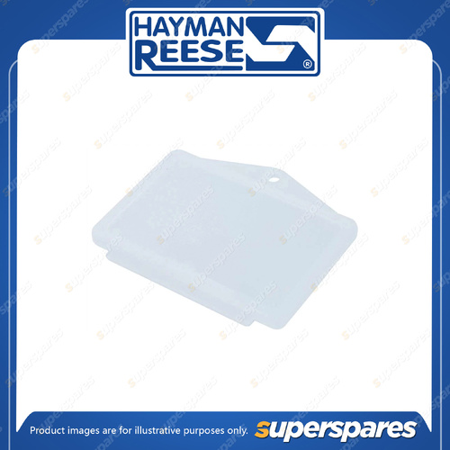 Hayman Reese Towbar Hitch Accessory Registration Label Holder - Matt Finish