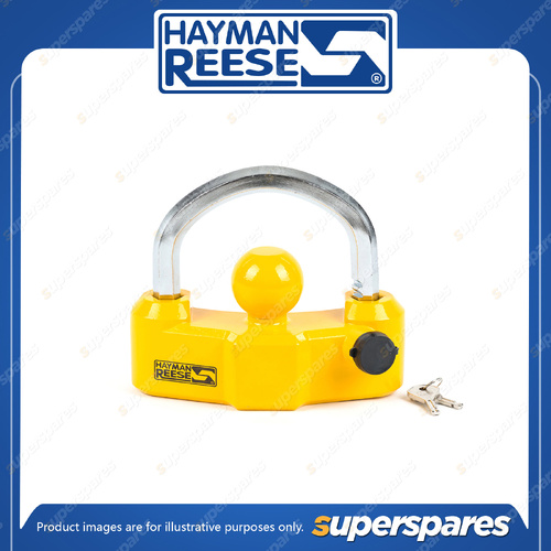 Hayman Reese Towbar Hitch Accessory Heavy Duty Coupling Lock - Stoved Enamel