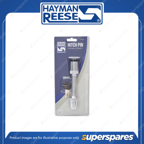 Hayman Reese Towing Accessories Hitch Pin - Lockable - Straight for Easy Access