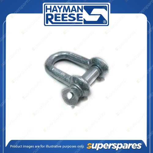 Hayman Reese Towing Accessories D Shackle 10mm - Rated 1000kg - Zinc Plated