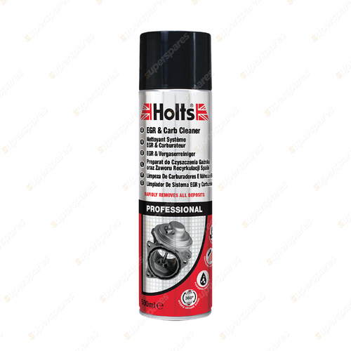 Holts 500ML Professional EGR & Carb Cleaner - Rapidly Removes All Deposits