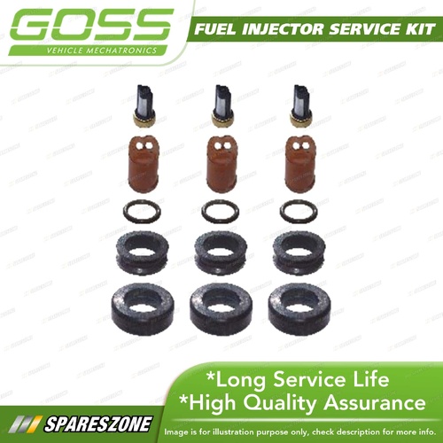 3 x Goss Injector Service Kits for Daihatsu Centro L500S Mira L200S L200V L500S