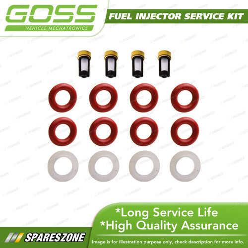Goss Fuel Injector Service Kit for Volvo S40 V40 1.8L B4184S 1999-2001