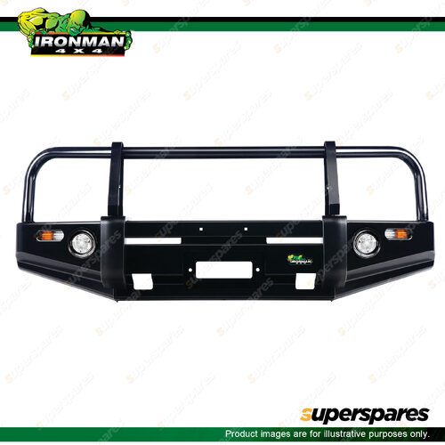Ironman 4x4 Deluxe Commercial Winch Bumper Bull Bar BBCD074 Offroad 4WD