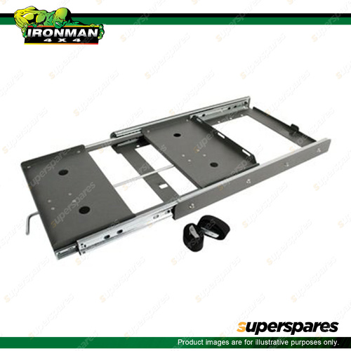 Ironman 4x4 Alu-Cab Tilting Fridge Slide most 45 50 60L fridges AC-DS-TFS-50-B