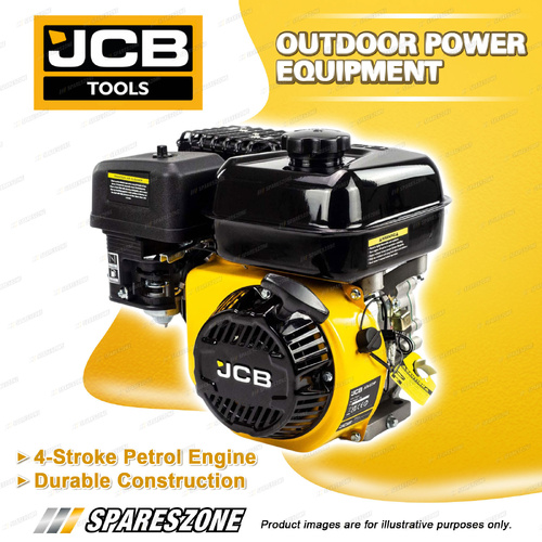 JCB Tools Petrol Engine 7.5Hp 4-Stroke Recoil Start - 19.05mm Horizontal Shaft