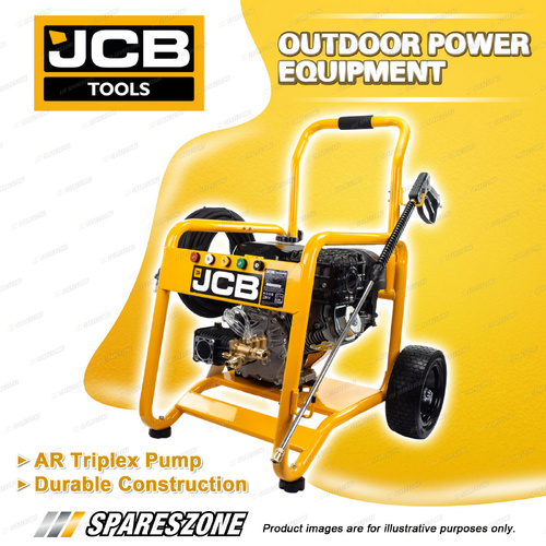 JCB Tools 224CC 3100Psi Petrol Pressure Washer AR Triplex Pump - Durability