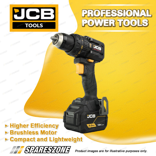 JCB Tools Professional 18V Compact Combi Drill 75Nm - Heavy-Duty 13mm Chuck