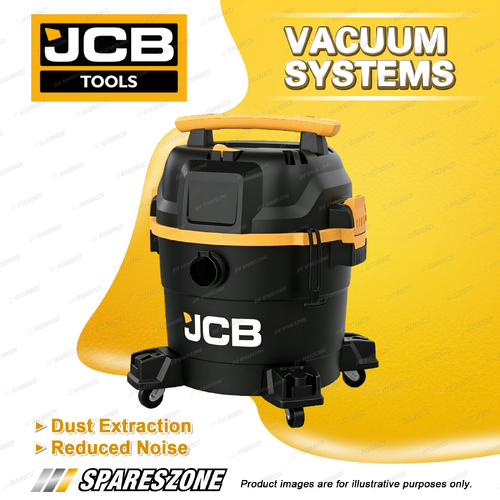 JCB Tools 230V 34L L-Class Silent Wet & Dry Vacuum - Dust Extraction