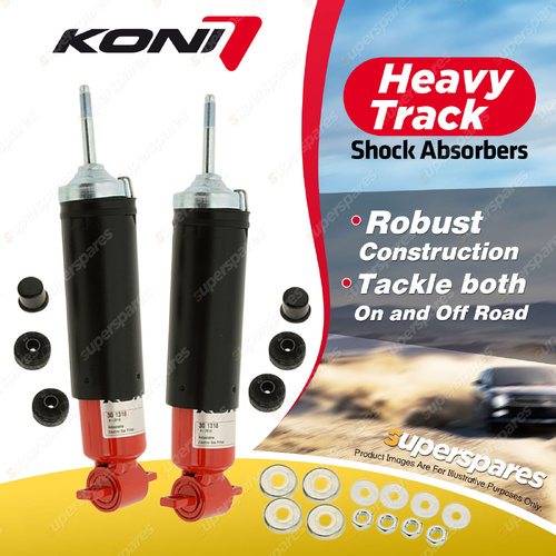 2 x Front KONI Heavy Track Shock Absorbers 30-1318 - Rebound Damping Adjustable