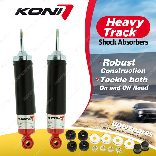 2 x Front KONI Heavy Track Shock Absorbers 30-1456 - Rebound Damping Adjustable