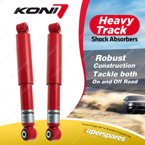 2 x Rear KONI Heavy Track Shock Absorbers 80-2879 - Rebound Damping Adjustable
