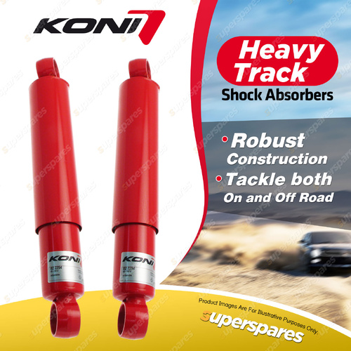 2 x Rear KONI Heavy Track Shock Absorbers 82-2294 - Rebound Damping Adjustable