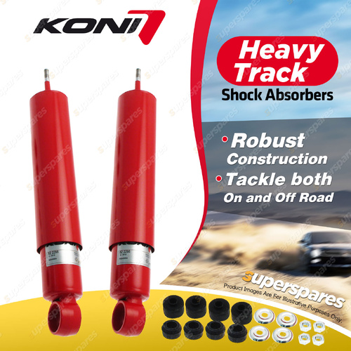 2 x Front KONI Heavy Track Shock Absorbers 82-2296 - Rebound Damping Adjustable