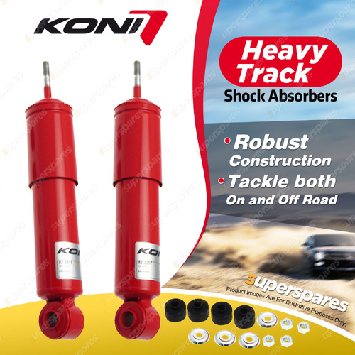 2 x Front KONI Heavy Track Shock Absorbers 82-2317 - Rebound Damping Adjustable