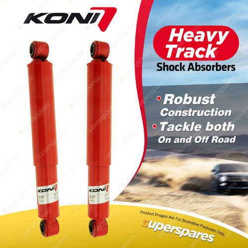 2 x Rear KONI Heavy Track Shock Absorbers 82-2370 - Rebound Damping Adjustable