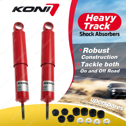 2 x Rear KONI Heavy Track Shock Absorbers 82-2375 - Rebound Damping Adjustable