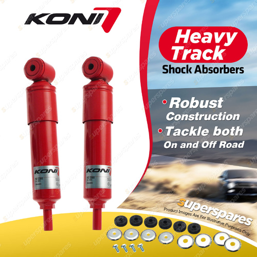 2 x Rear KONI Heavy Track Shock Absorbers 82-2380 - Rebound Damping Adjustable