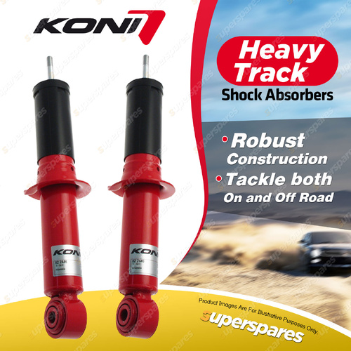 2 x Front KONI Heavy Track Shock Absorbers 82-2446 - Rebound Damping Adjustable