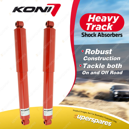 2 x Rear KONI Heavy Track Shock Absorbers 82-2592 - Rebound Damping Adjustable