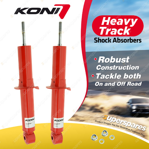 2 x Front KONI Heavy Track Shock Absorbers 82-2607SP1 Rebound Damping Adjustable